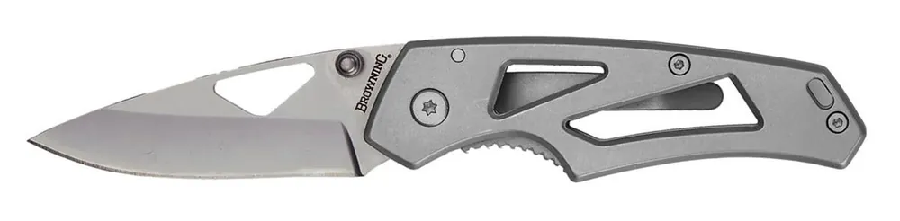 Super-Preis Browning Klappmesser Alpha Folding Silver